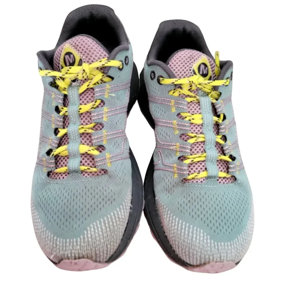 Merrell Moab‎ Flight Trail Running /Hiking Green/Grey SZ 7